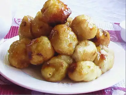 fried glutinous rice balls