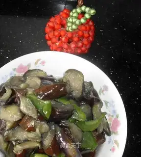braised eggplant in oil