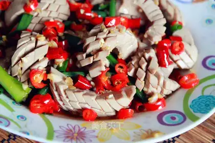 Pepper and sesame kidney flower