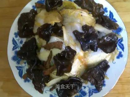 Black and white cabbage