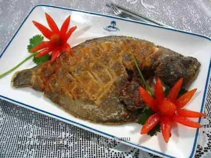Dry frying and partial mouth