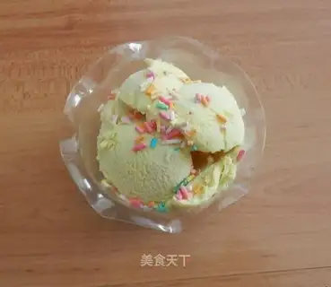 Mango delicious ice cream