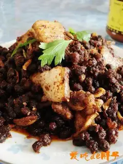 stir-fried pork with black bean sauce