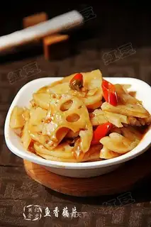 Fish-flavored lotus root slices