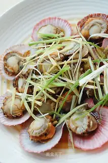 scallop with oil