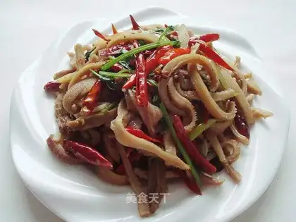 stir-fried mutton tripe