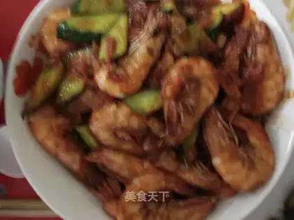 Homemade tomato shrimp