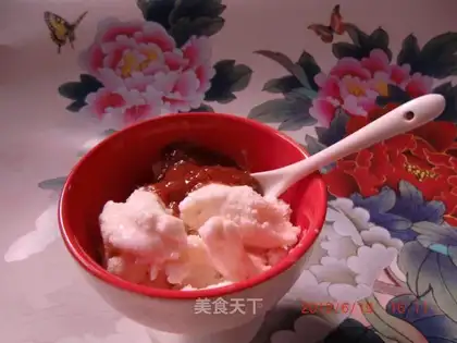 Homemade shaved ice