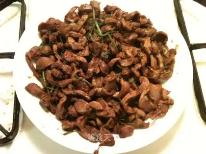 Cumin chicken gizzards
