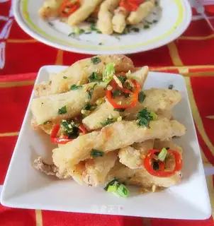 Crispy and pepper chicken wicker
