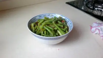 Fried cowpea in two sauce