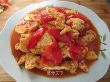 tomato scrambled eggs