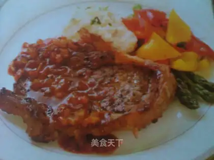 Pan-fried steak