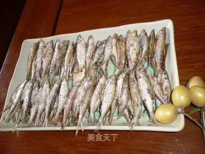 Pan-fried river fish