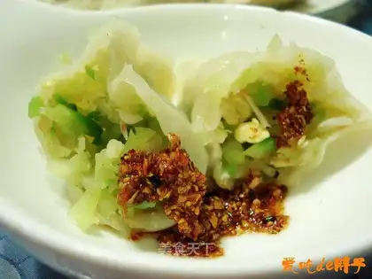 Radish shrimp skin and egg dumplings