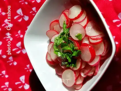Cold cherry radish