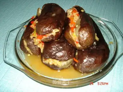 Garlic eggplant