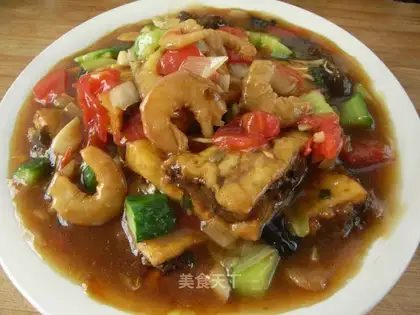Fish-flavored tofu clip