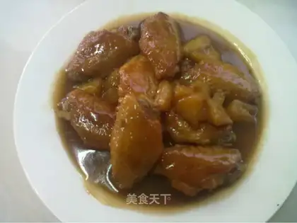 Apple chicken wings