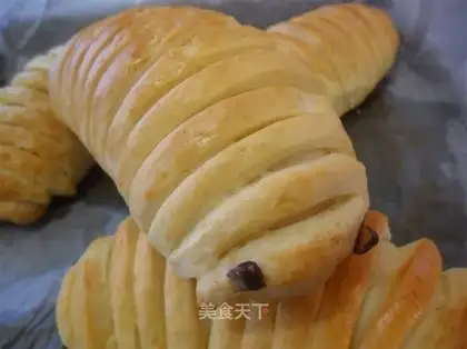 Honey bean caterpillar bread