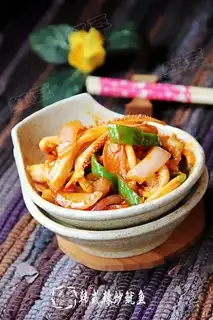 Korean spicy fried squid