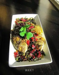 Lemon mint roasted fish