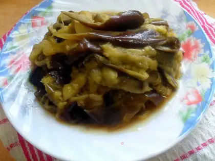 Cool spicy eggplant