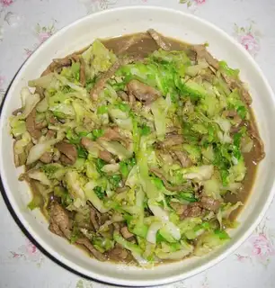 Sausage cabbage