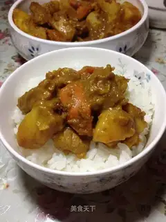 Curry potato stew