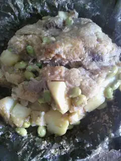 Powdered chicken