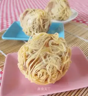 Noodle fried eggs