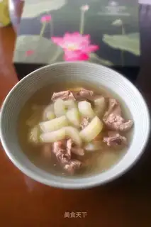Cucumber ribs soup