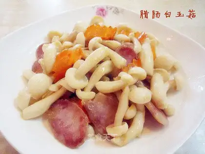 Weenie white mushrooms