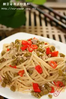 Sour bean corn and pasta