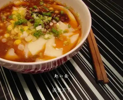 Peas and sauce covers