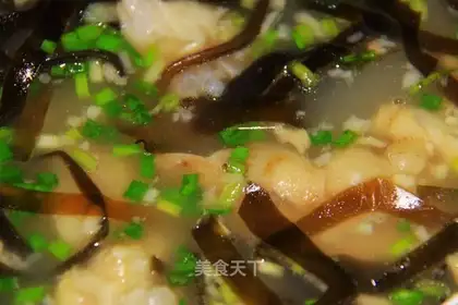 Sea belt pork hoof soup