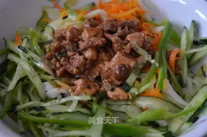 Meat sauce noodles