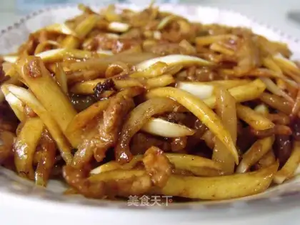 White-fried meat