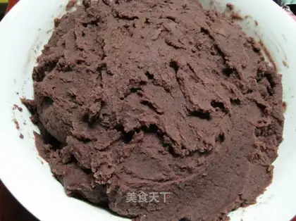 Homemade red bean sand