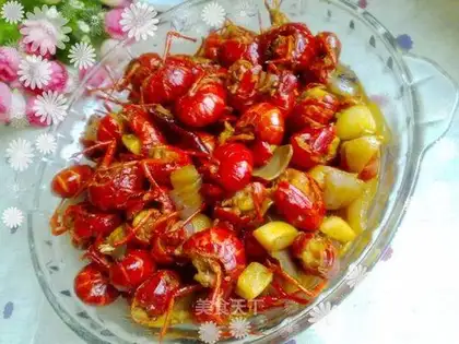 Red-cray shrimp ball