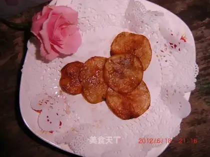 Baked potato chips