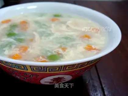 Chicken and egg soup