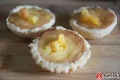 Peach omelet
