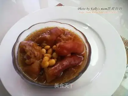 Soybean pig hoof