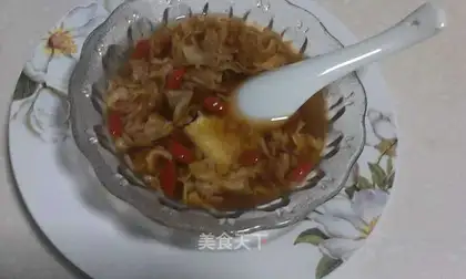 Sweat egg soup