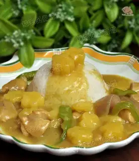 Curry potato chicken