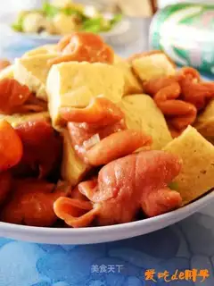 Frozen tofu burns intestines