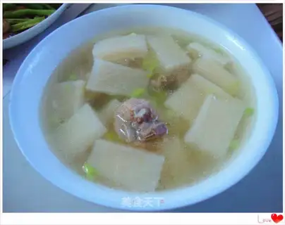 radish steak soup
