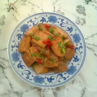 Fried tofu meat