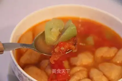 Tomato melon noodles